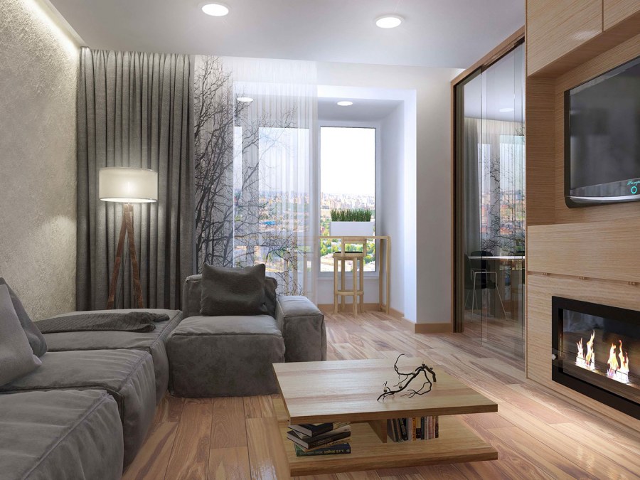 Однушка в эко стиле