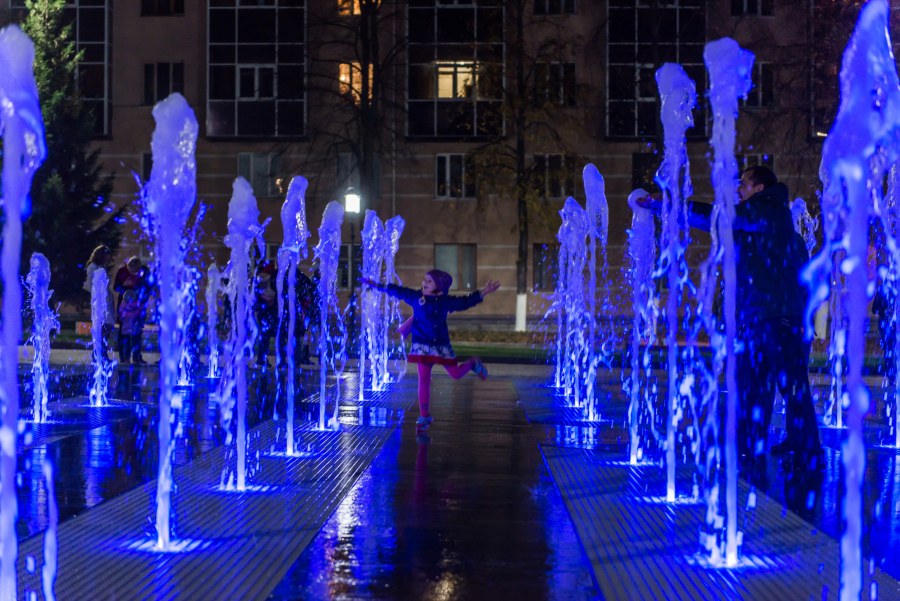 Альметьевск фонтан пешеходный