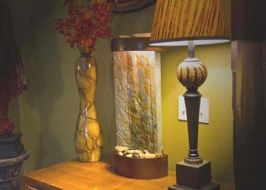 Декоративные фонтаны интерьерные современные