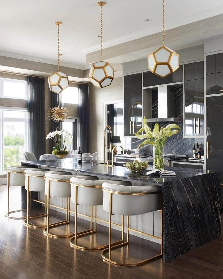 Кухня в стиле арт деко