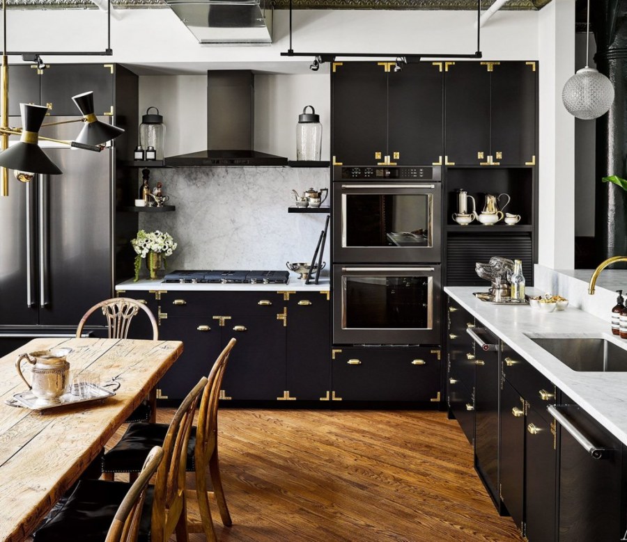 Кухня Морис индиго