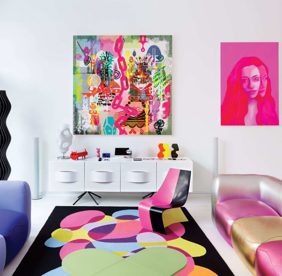 Прихожая в стиле поп арт