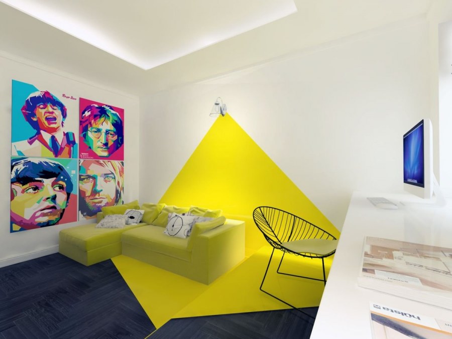 Прихожая в стиле поп арт