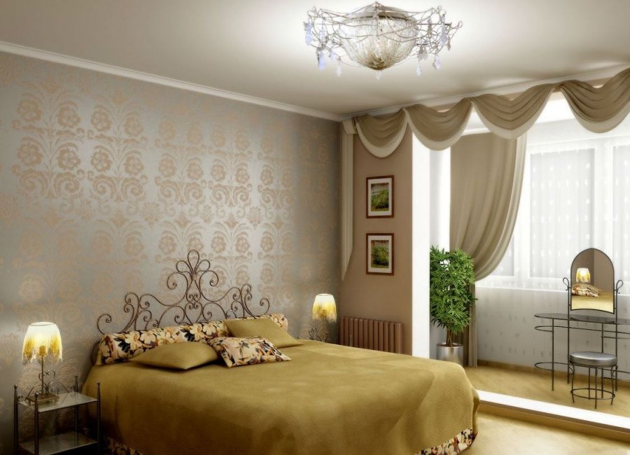 Обои для спальни в квартире