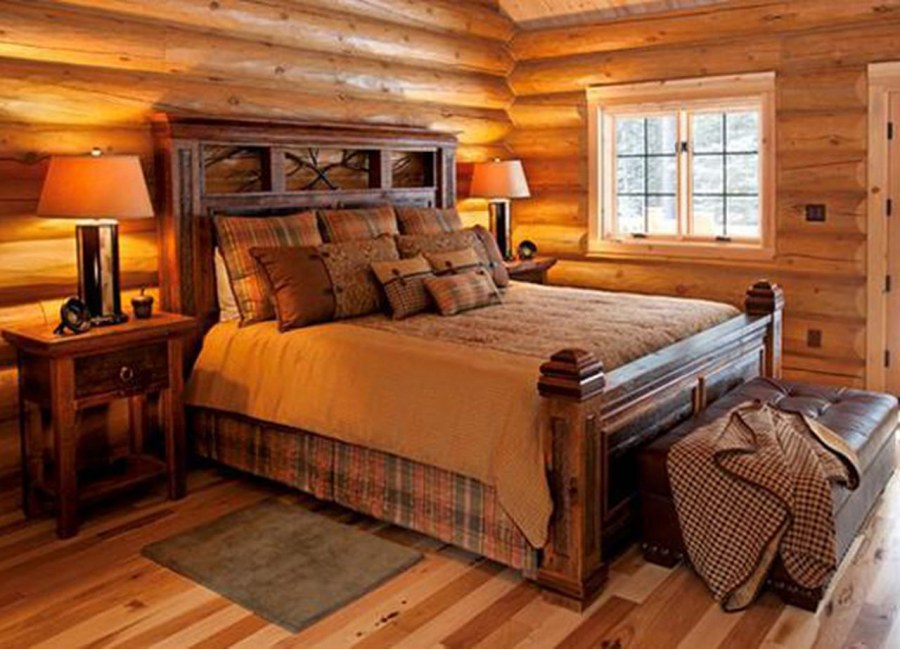 Потолок в деревянном доме