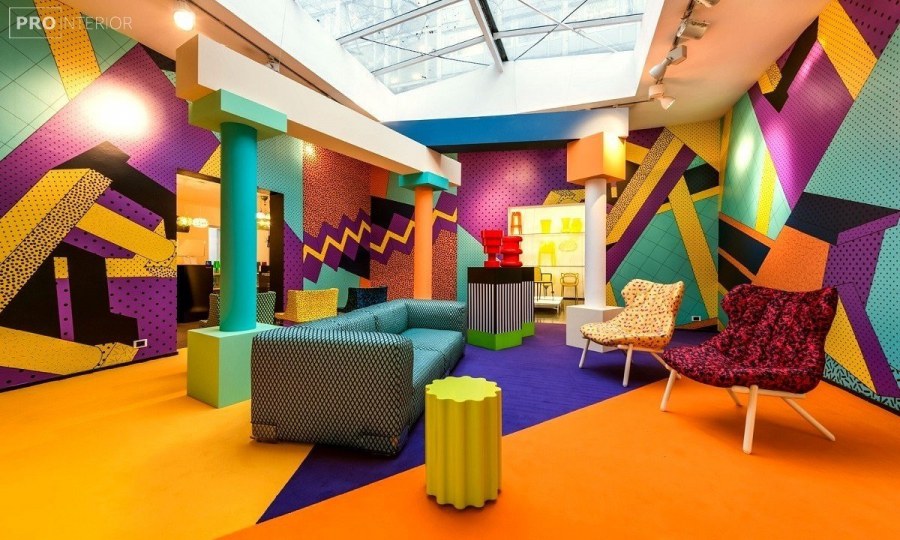 Нео Мемфис интерьер