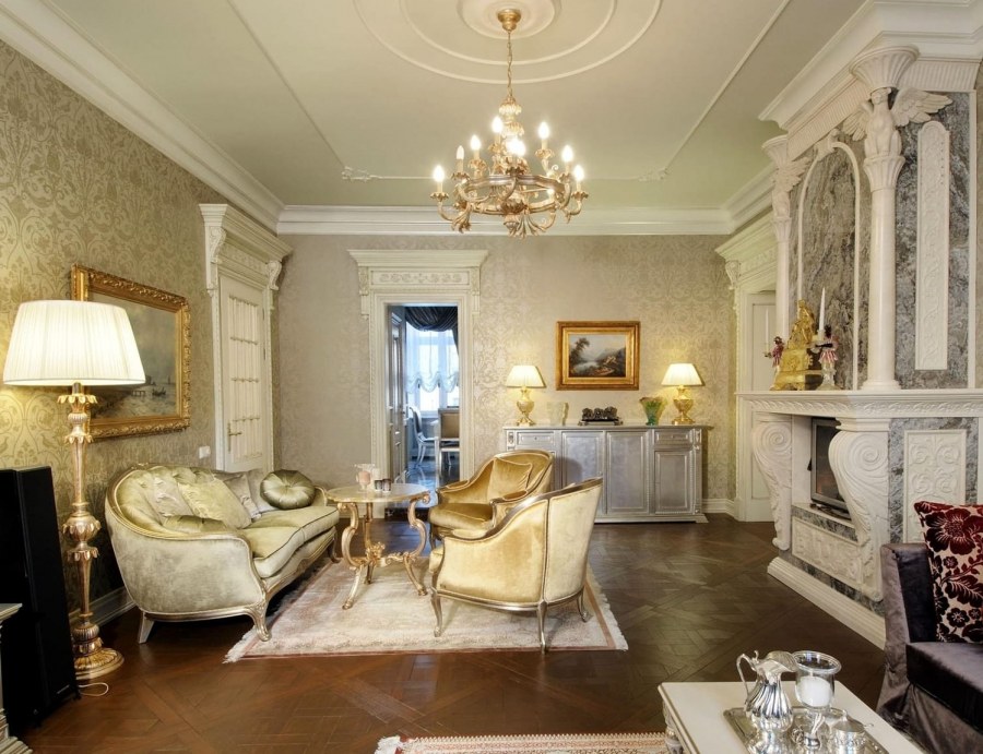 Интерьер в стиле русского классицизма