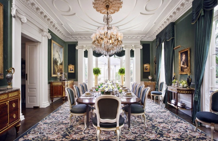 Интерьер гостиной в стиле классицизм