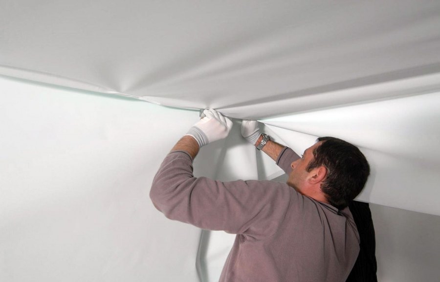 Монтаж натяжного потолка