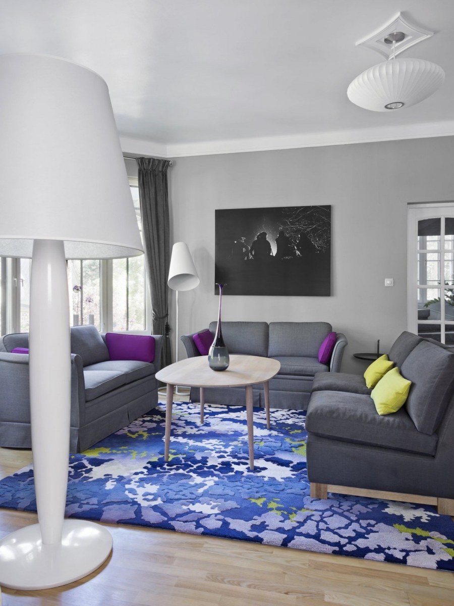 Лавандовые оттенки в интерьере