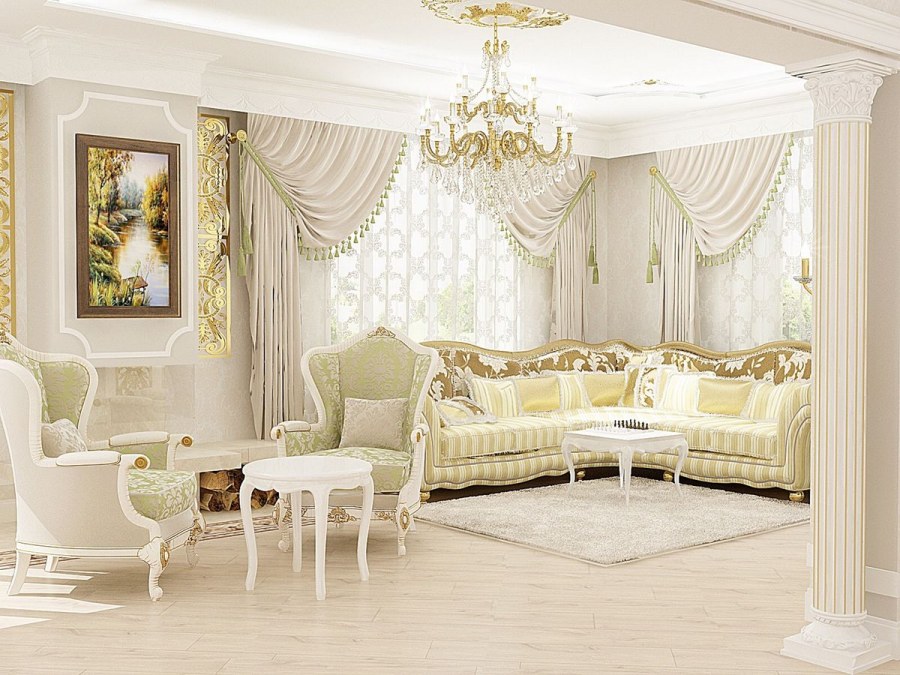 Гостиная в стиле Ренессанс
