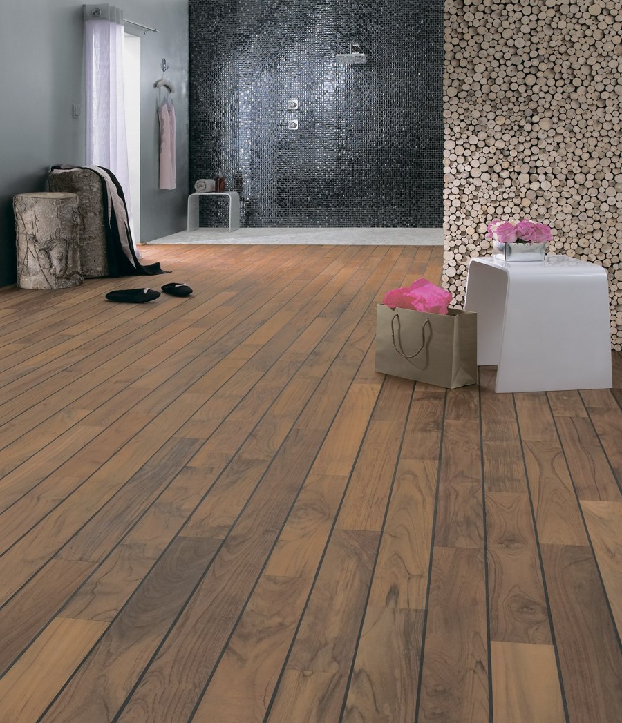 Паркет для влажных помещений Navylam+ тик 300 – 1200×88×9