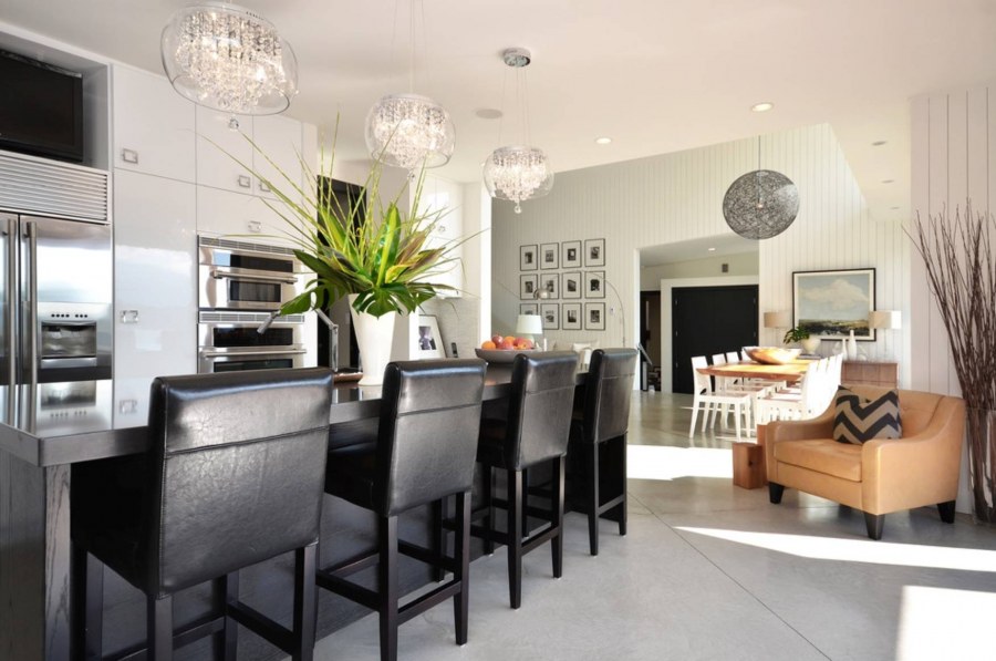 Люстры в кухню гостиную