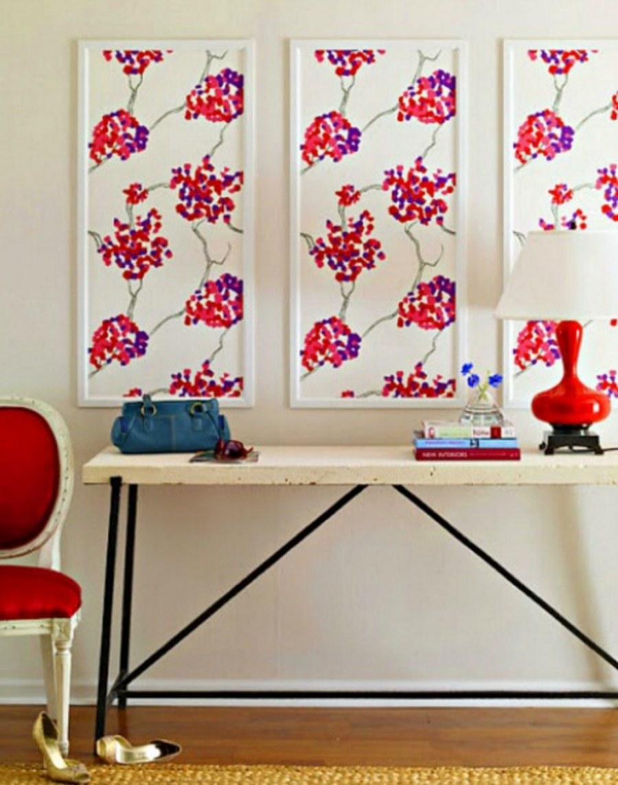 Панно на стену из обоев