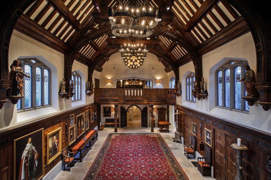 Особняк Тюдор Готика интерьер