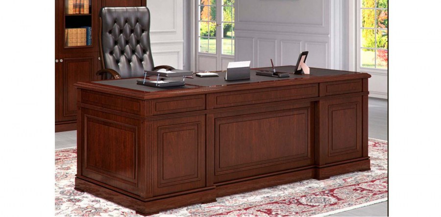 Мебель VP_Chicago n стол руководителя 190 темн. Дуб