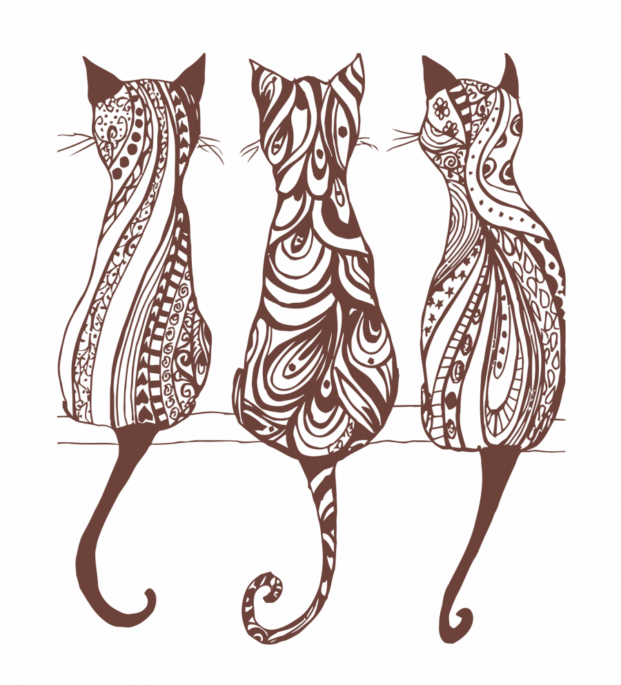 Зентангл кошки