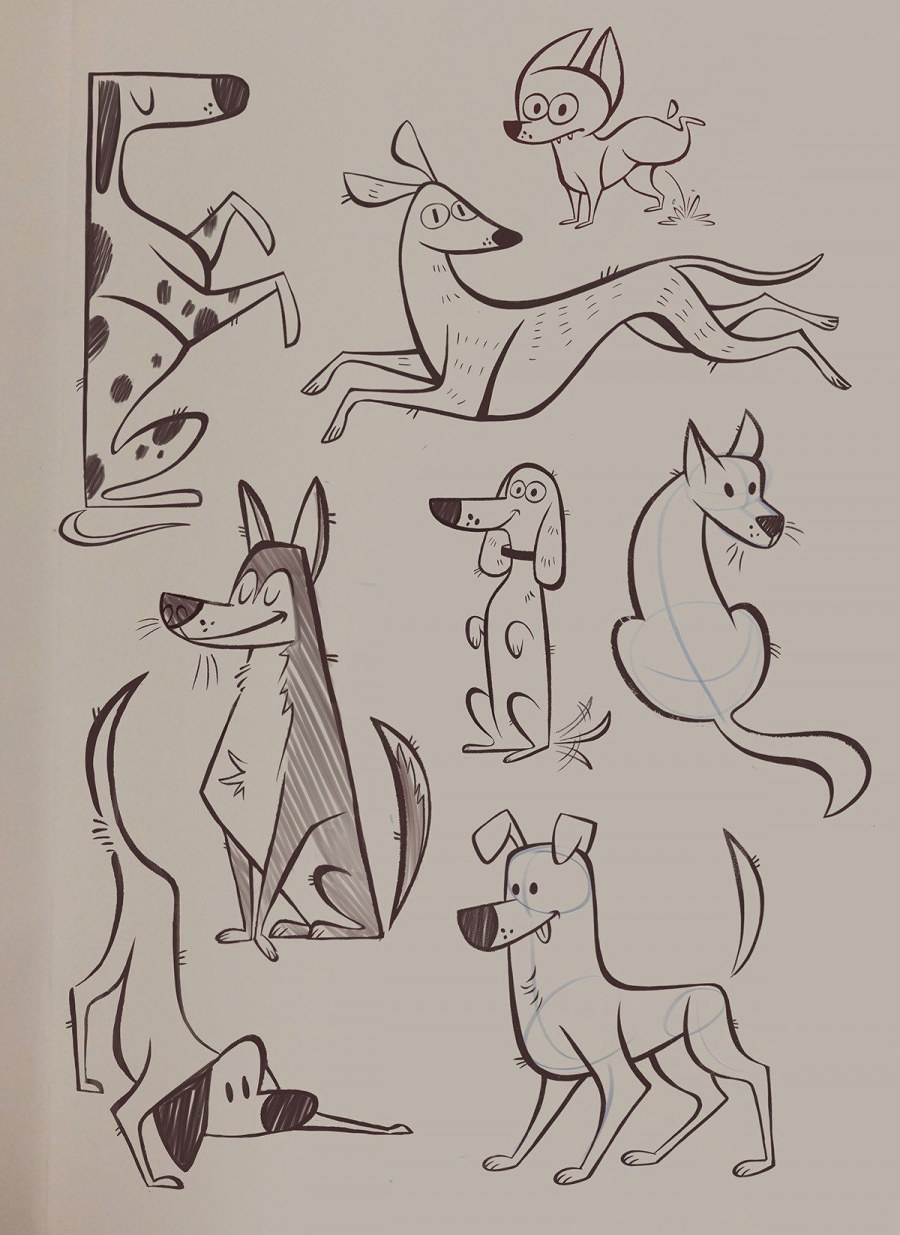 Собака стилизация