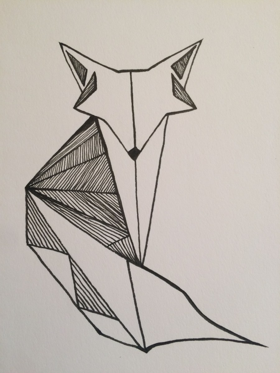 Геометрические животные простые