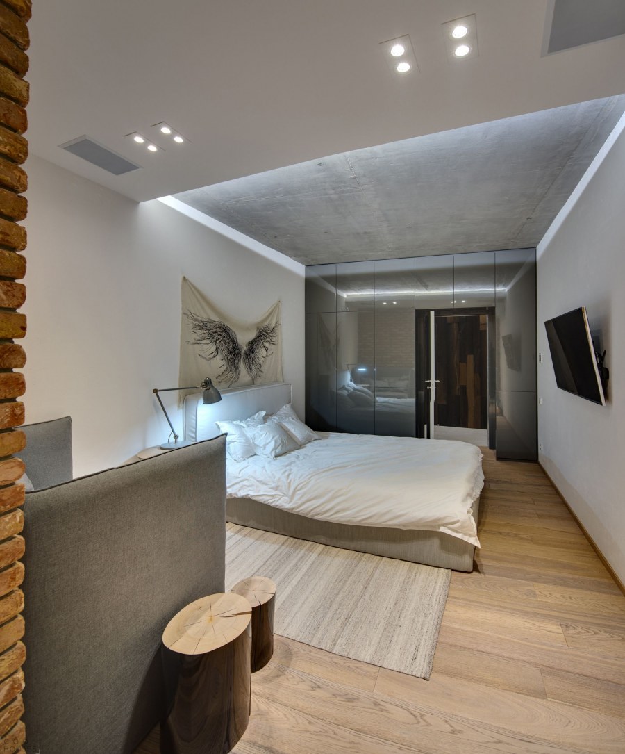 Спальня нестандартной формы