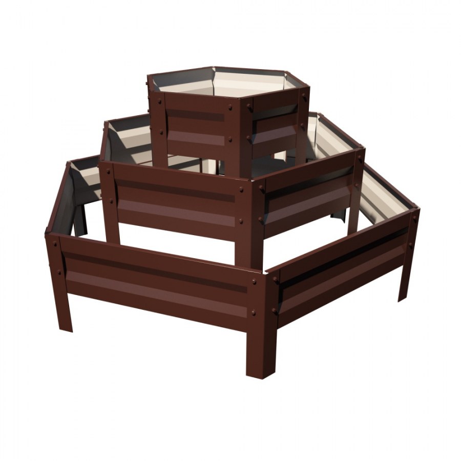 Клумба шестиугольная благо Каскад