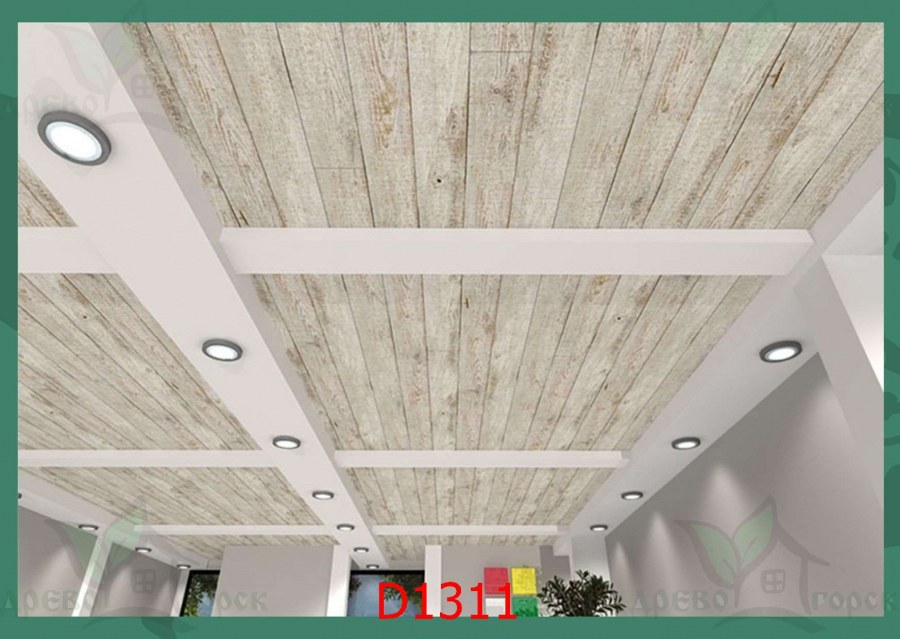 Панели под дерево на потолок