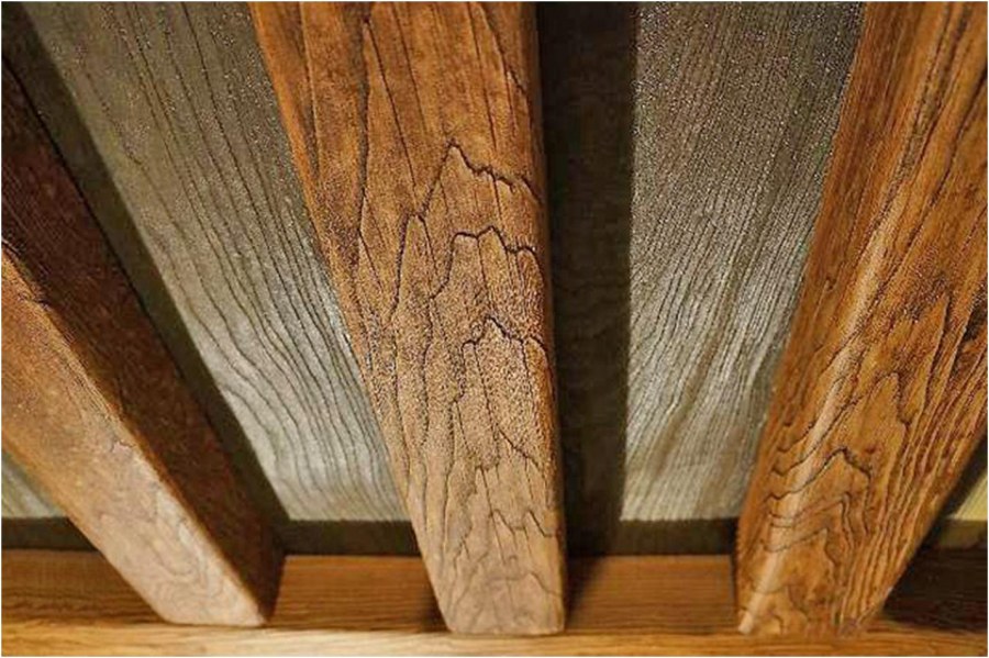 Полиуретановые балки под дерево