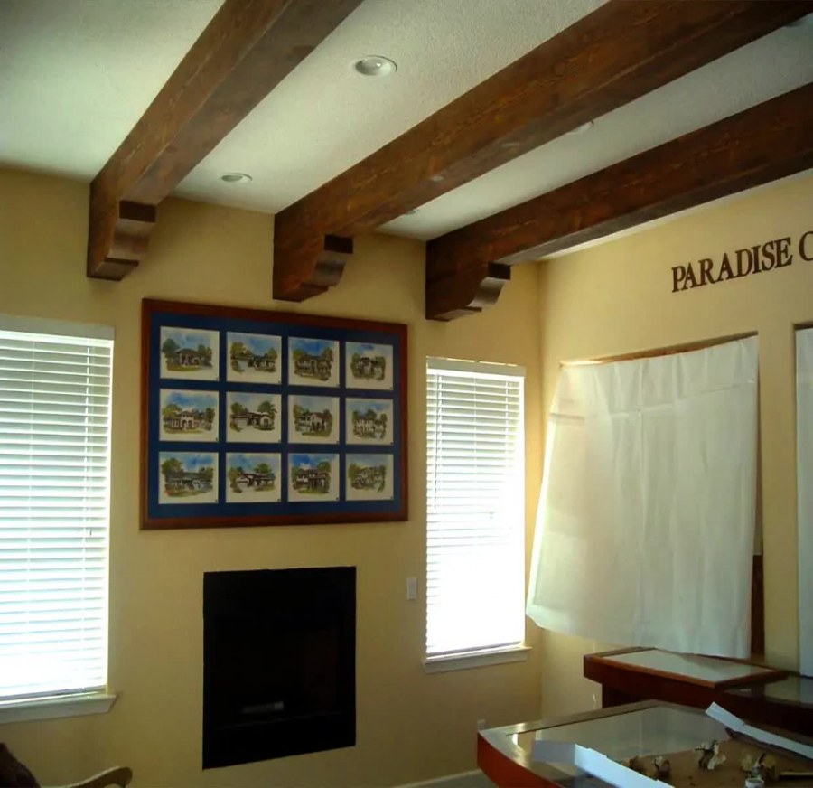 Декоративные балки на потолок