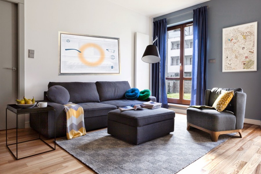 Гостиная в оливковом цвете