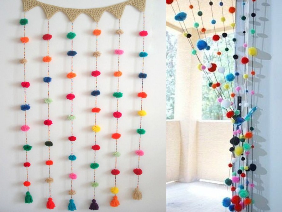 Гирлянда помпоны