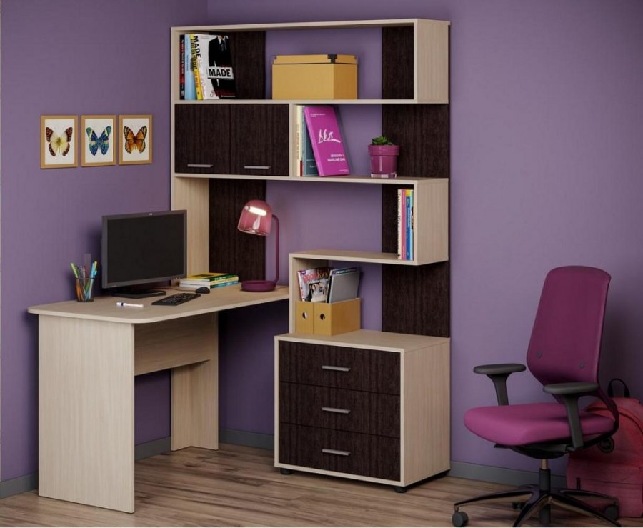 Стол компьютерный (уголок школьника) "Паскаль НМ-3"