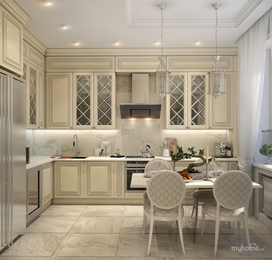 Кухня Неоклассика 9м2