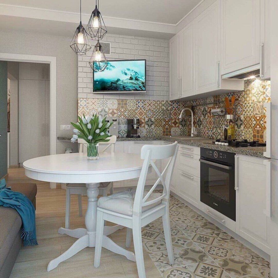 Кухня в светлых тонах