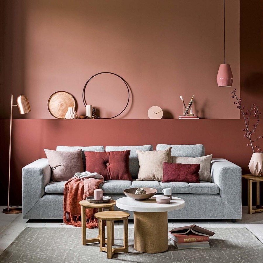 Бежевый и терракотовый в интерьере