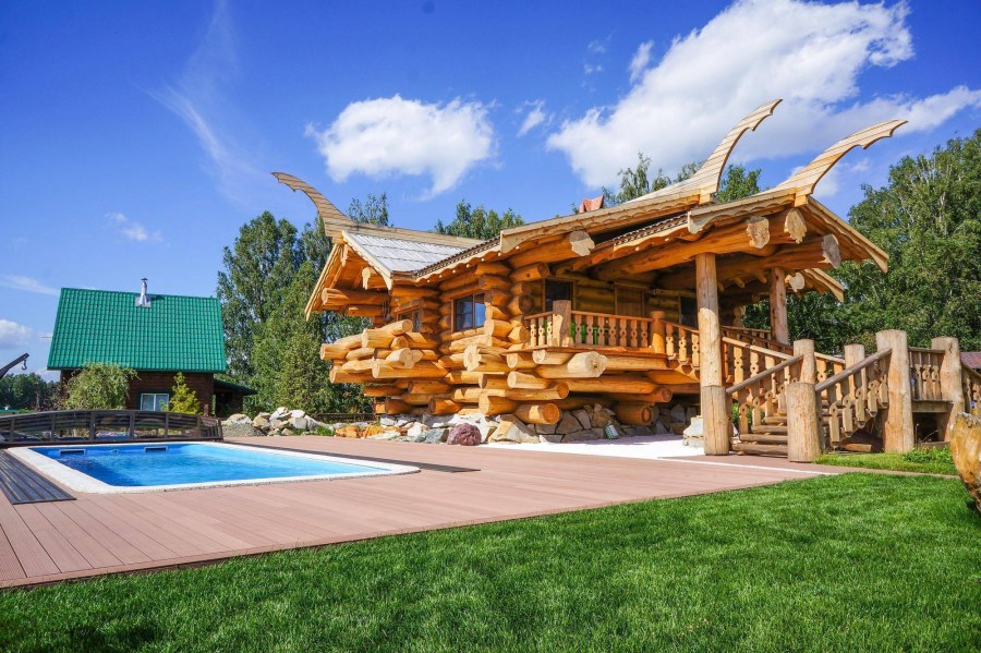 Дом из красного канадского кедра - "Викинг"