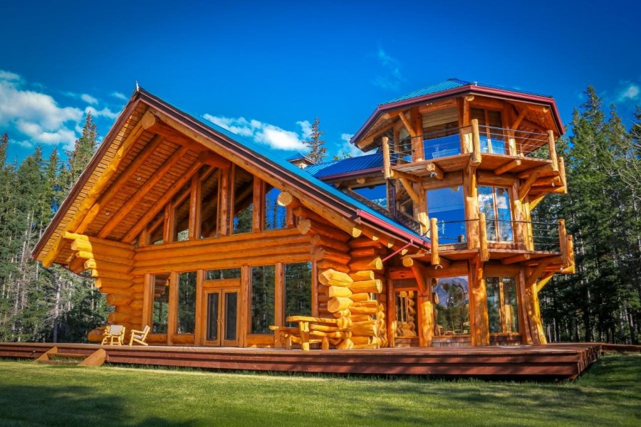 Дом из красного канадского кедра - "Викинг"