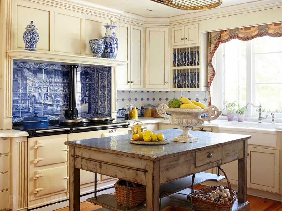 Интерьер кухни в стиле Кантри