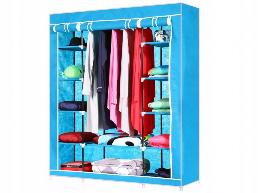 Тканевый шкаф Storage Wardrobe Cyan