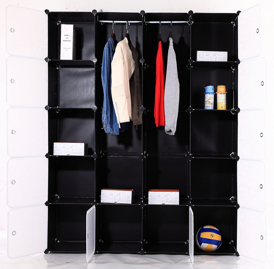Складной каркасный тканевый шкаф Storage Wardrobe 175 130 45 см