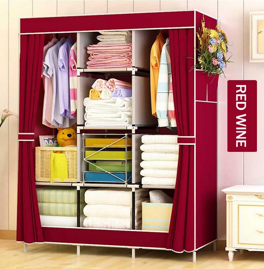 Тканевый шкаф Storage Wardrobe 88130 (бежевый)