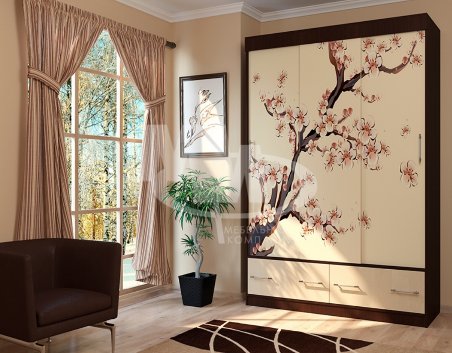 Спальня в японском стиле