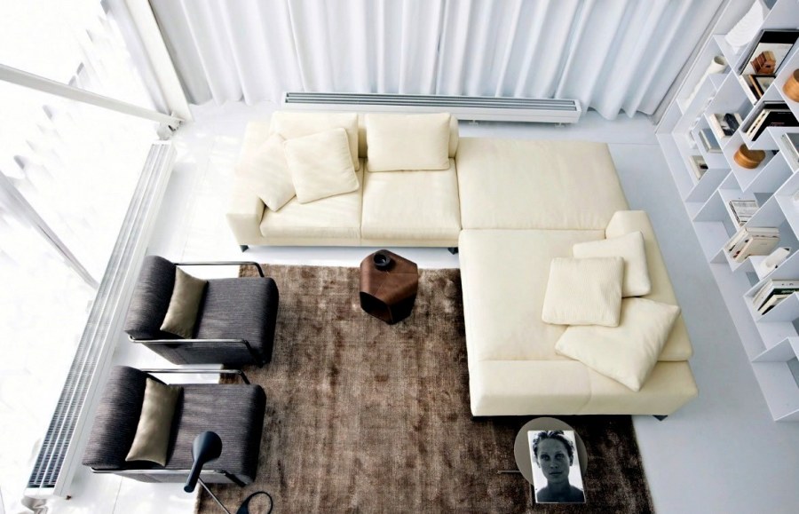 Модульный диван в небольшую гостиную