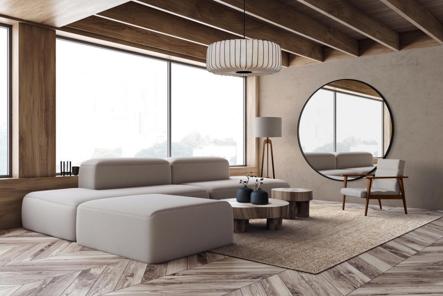 Ширма в интерьере