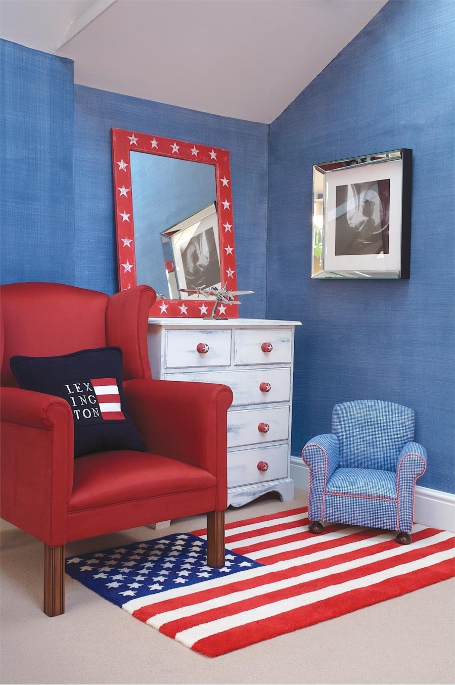 Интерьер в красных тонах