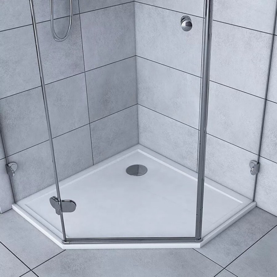 Душевой уголок Акватон LAX L пятиугольный 100х100 см