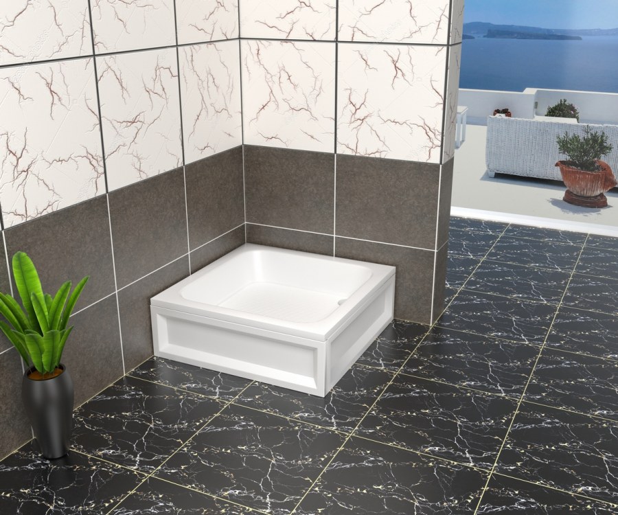 Душевой поддон прямоугольный RGW B/CL-S 70х90х27, артикул 16180279-51