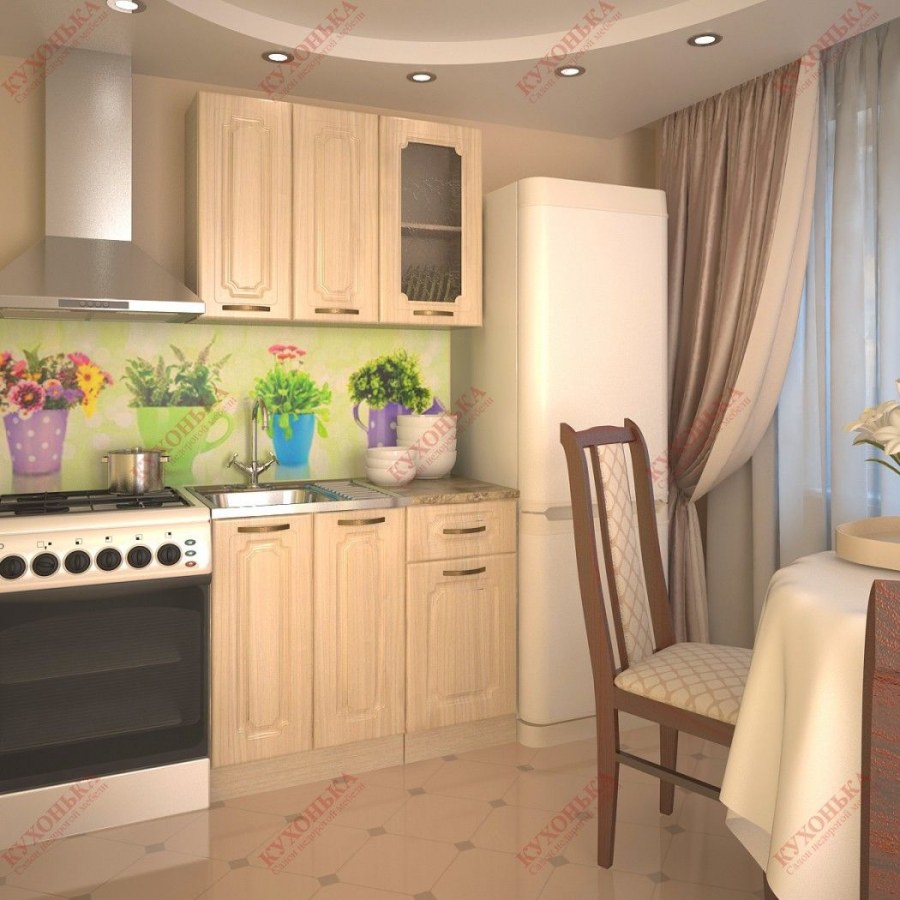 Угловая модульная кухня Мария