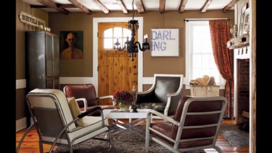 Винтажный американский интерьер