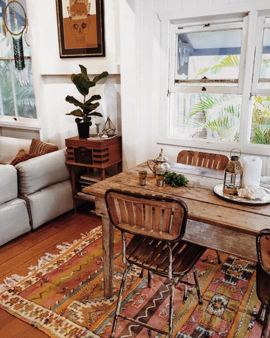 Интерьере ретро близко