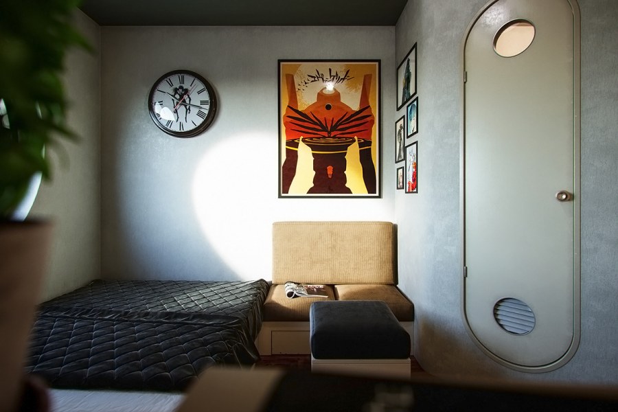 Дом-капсула "Накагин" в Токио